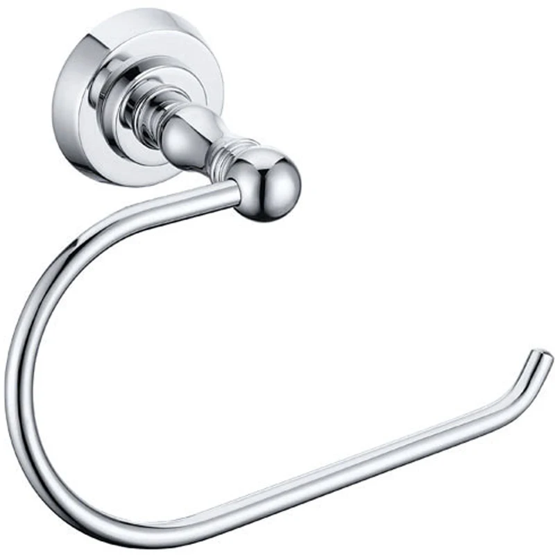 

Modern Bathroom Shower Towel Rings Brass Chrome Polished Silver Wall Mounted Toilet Furnitures Bathroom Set GJKE2807-1