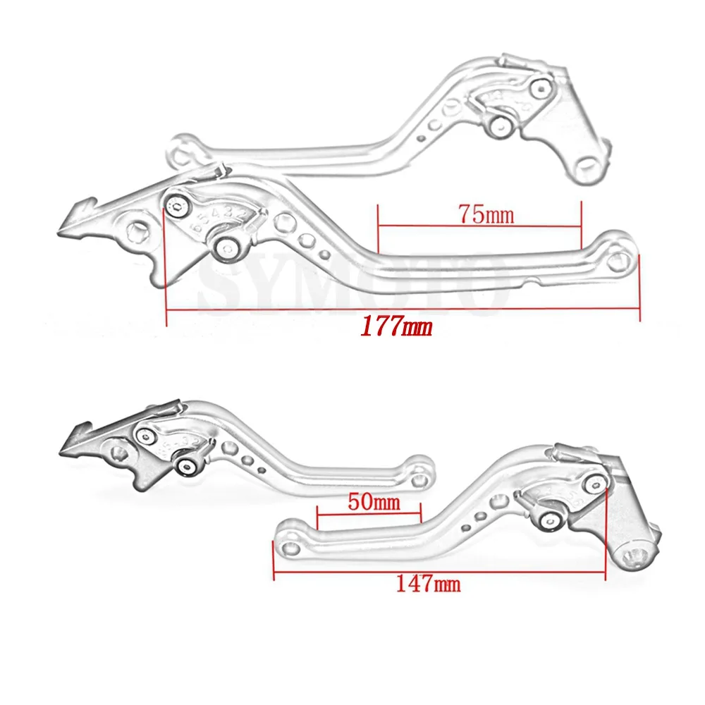 Short&Long Motorcycle CNC Adjustable Brake Clutch Levers For Yamaha YZF R6S CANADA VERSION 2006 YZFR6S EUROPE VERSION 2006 2007