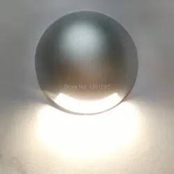 1PCS Led Floor Decking Light 12V 24V 3W IP67 Oudoor Underground Buried Lamp Exterior Recessed Wall Stair Terrace Paver Spotlight