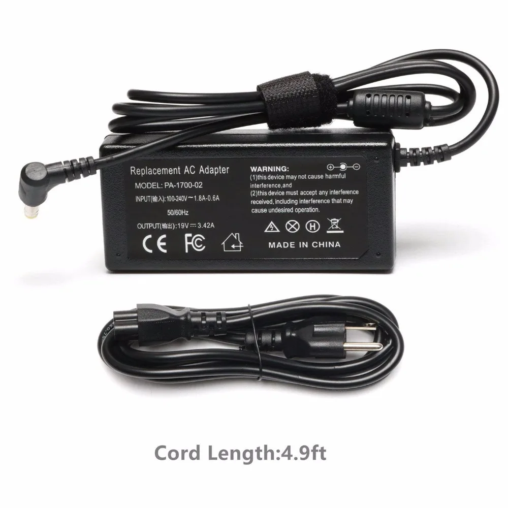 

19V 3.42A AC Power Adapter Charger for Asus AD887320 ADP-65DW B ADP-65GD B ADP-65HB BB ADP-65JH BB ADP-65NH A EXA0703YH