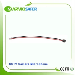 2PCS Audio-in Microphone for CCTV Camera No Need Power version