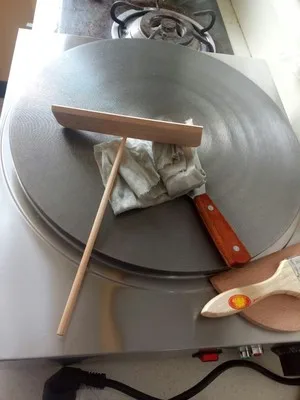 220V Kommerziellen Elektro Crepe Maschine Durchmesser 40cm Pfannkuchen Backen Eisen Platte Kommerziellen Elektrische Mehrkorn Pfannkuchen EU/AU/UK