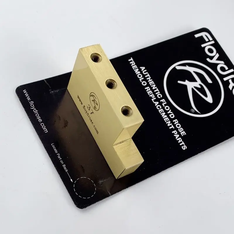 Original Floyd Rose Brand 37mm L Shaped Brass Block - Made By Floyd Rose