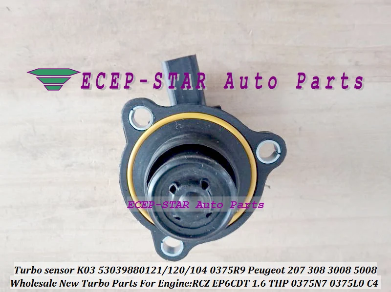 Turbo Sensor 53039700121 53039700120 53039700104 5303-970-0104 5303-988-0104 5303-970-0121 5303-988-0121 For Citroen DS3 C4 1.6L