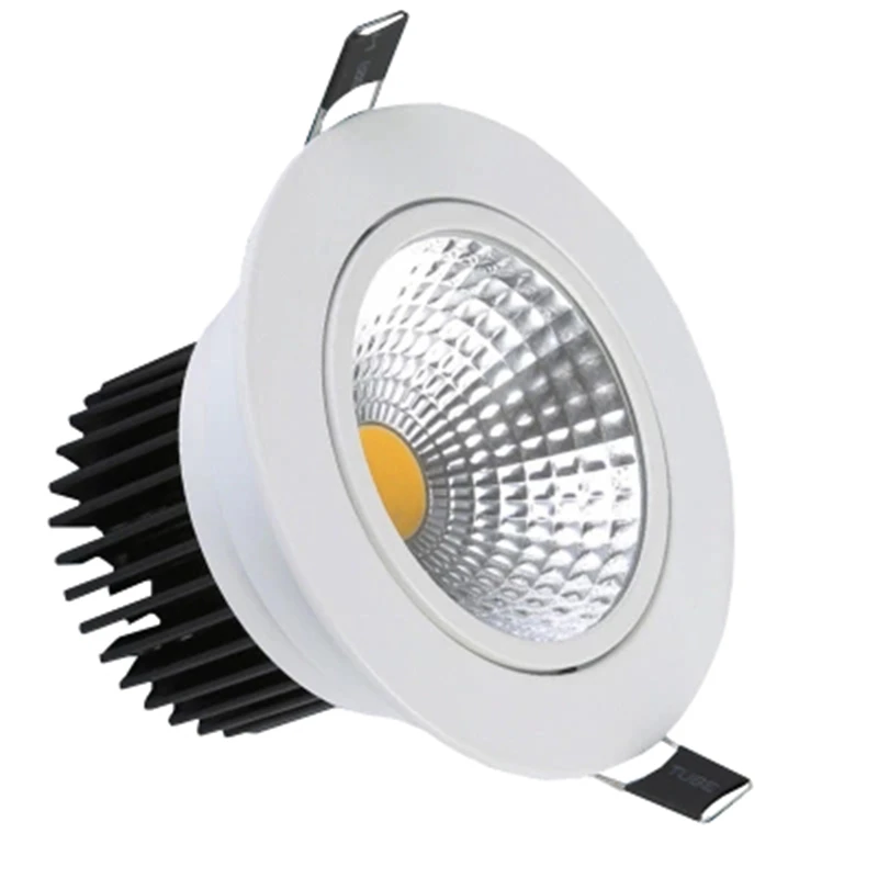 1PCS Dimmable LED Recessed Spot Ceiling 3W 5W 7W 12W 85-265V COB LED Downlights COB Spot Down light Gloeilam