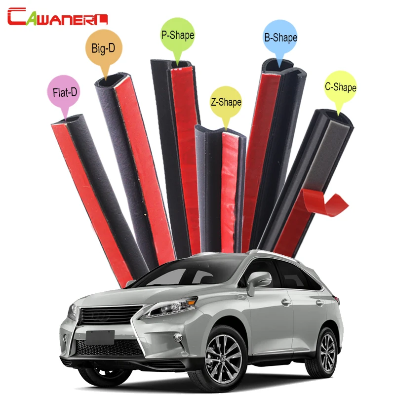 

Cawanerl Car Rubber Seal Sealing Strip Kit Sound Insulation Weatherstrip Seal Edge Trim For Lexus RX RX350 RX450h RX450 RX270