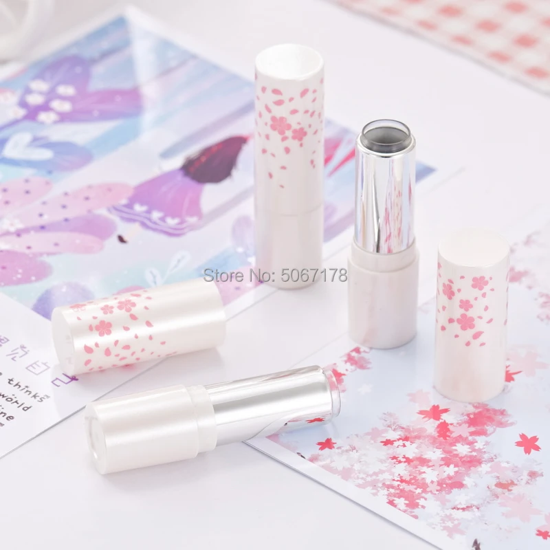 

10/30/50pcs 12.1mm Round Empty Lipstick Tubes DIY Lip Gloss Lip Balm Containers Travel Cosmetic Refillable Bottle