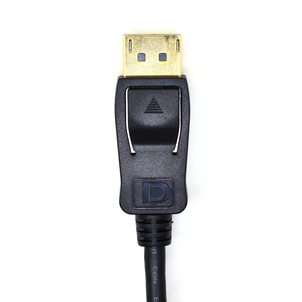 Elbow Up Angled 90 Degree Standard 1.2v Display Port DP Male To Male DisplayPort 3D Cable Angle 6ft 1.8m 4K X 2K 60hz