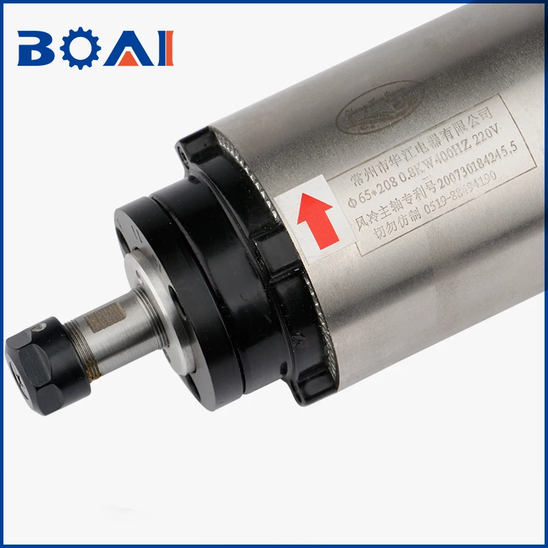 Circular Air-cooled Spindle 800W High-speed Motor CNC Router Parts accessories