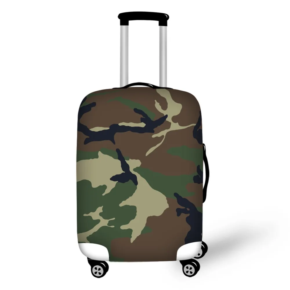 Leger Camouflage Reisaccessoires Koffer Beschermhoezen 18-32 Inch Elastische Bagage Stofkap Case Rekbaar