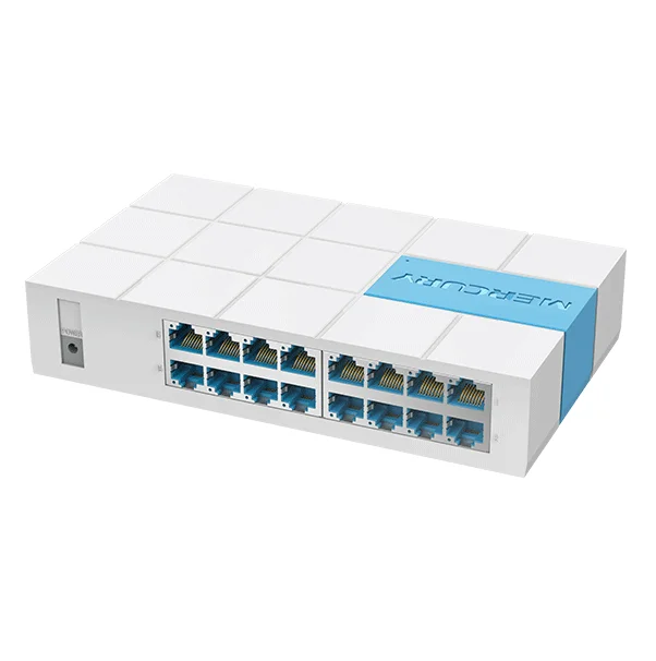 Plug&Play, Mini 16 ports Ethernet Switch Small and Smart Hub Desktop Switch 16* 10/100 Mbps RJ45 Ports Networking Switchs, S116M