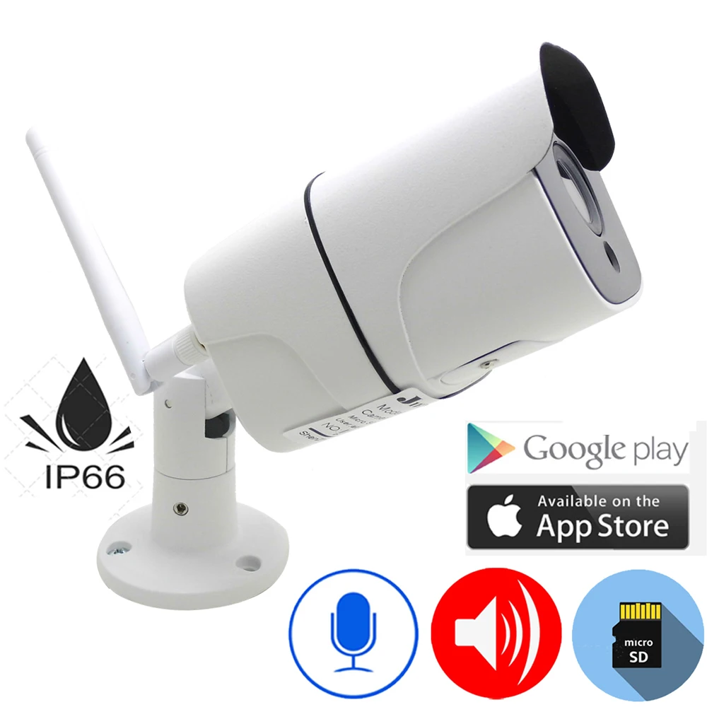 

Ip-камера Wifi 720P 960P 1080P HD Беспроводная Cctv безопасность наружная Водонепроницаемая пуля аудио IPCam инфракрасная камера наблюдения для дома