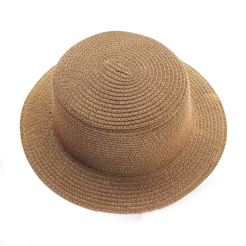 Summer Parent-child simplicity Solid color Sun Hat Visor For Women Caps Fashionable Straw Hat  Sea Beach Trip Caps girl hat