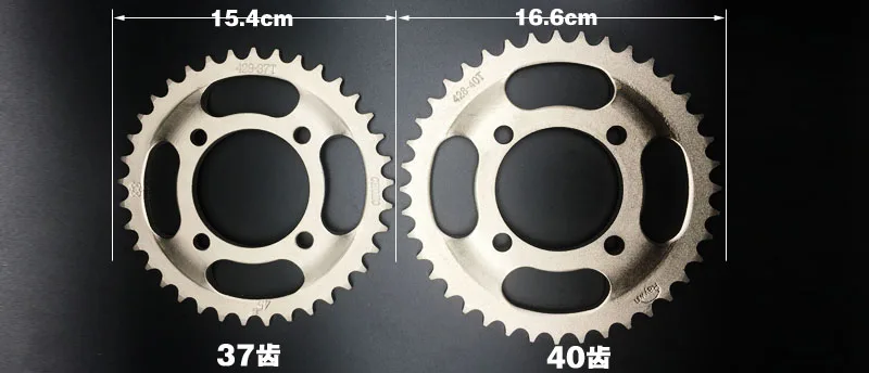 For Honda FXD125 WY125F Models Motorcycle rear sprocket 37-40-45 Teeth 428 chain modification speed-raising