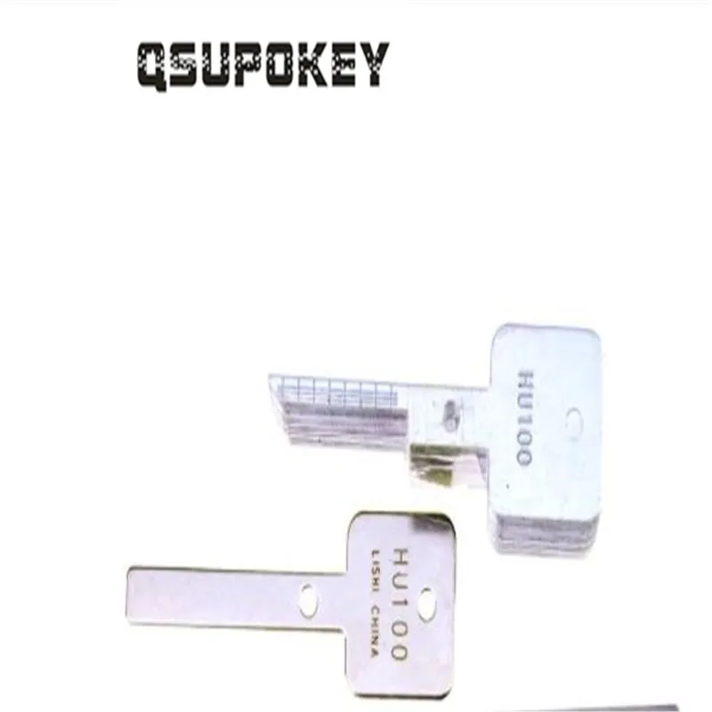 

QSUPOKEY Genuine Lishi emergency key blade (20PCS slave key+1pcs master key) Hu66,HU92,HU101,HU100