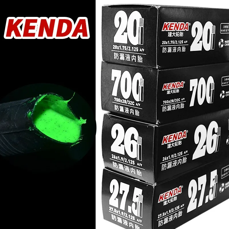 1pcs Kenda Puncture-proof bike Inner Tube TB ROAD Mountain Bike Tube 20/26 /27.5/700C * 1.5/1.75/1.9/2.125