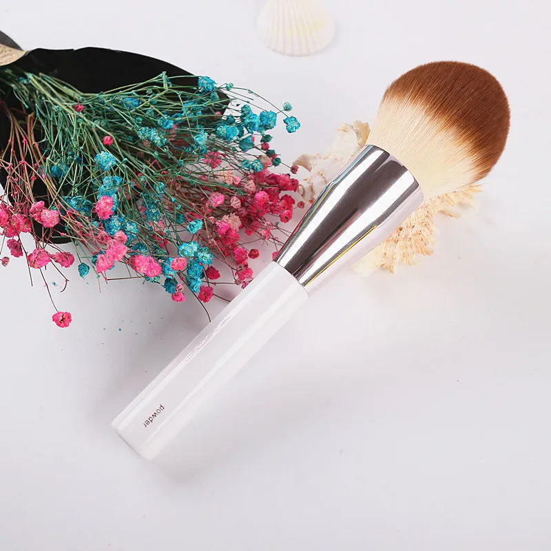 LM Big Powder Brush Brand Smooth Precision Flawless Foundation Brush White Soft Makeup Brush