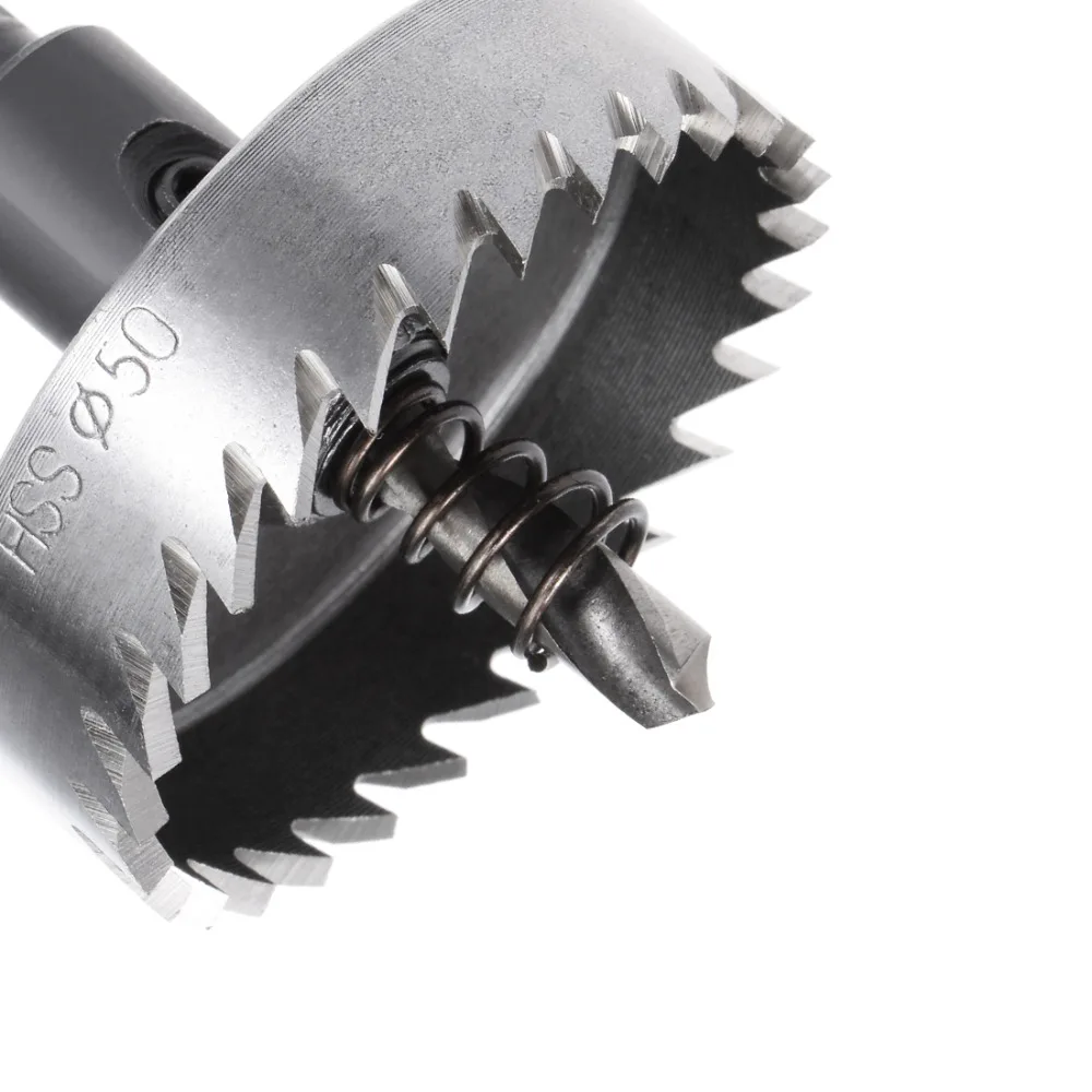 Uxcell Vendita Calda 65/53/55/75/80/50/45mm Diametro di Taglio. Lega di Metallo HSS Acciaio Inossidabile Ad Alta Velocità Punta da trapano Foro Sega Taglierina, Casa FAI DA TE