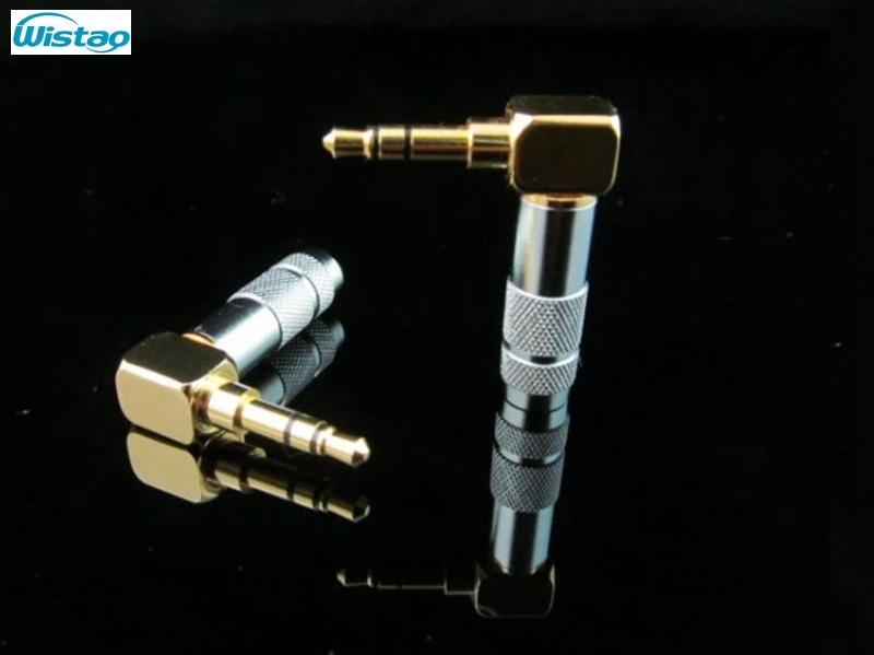 Enchufe de auriculares de ángulo recto de 3,5mm, Cable de grabación de auriculares HIFI original de Taiwán, de cobre puro, Envío Gratis