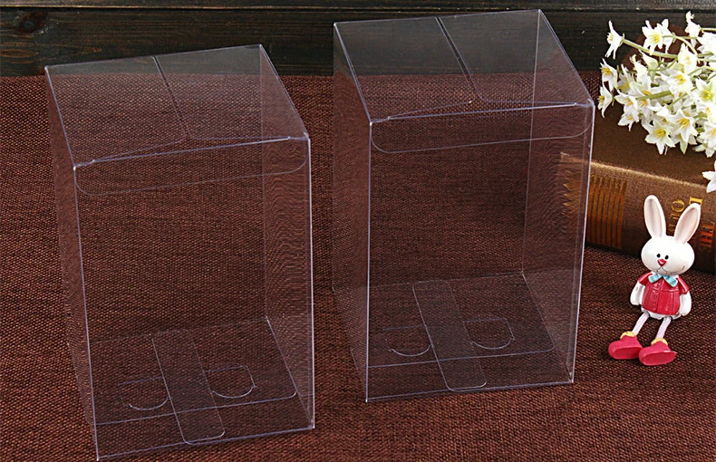 20pcs 10*10*15cm Transparent Waterproof PVC Boxes Packaging Plastic Clear Box Storage For Food/jewelry/Candy/Gift/cosmetics