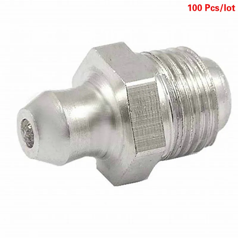 

100 шт. BSP 1/8 "1/4" 3/8 "1/16" наружная резьба, прямая железная смазка, фитинги Zerk, ниппельные фитинги, горловина масляного сопла для смазочного пистолета