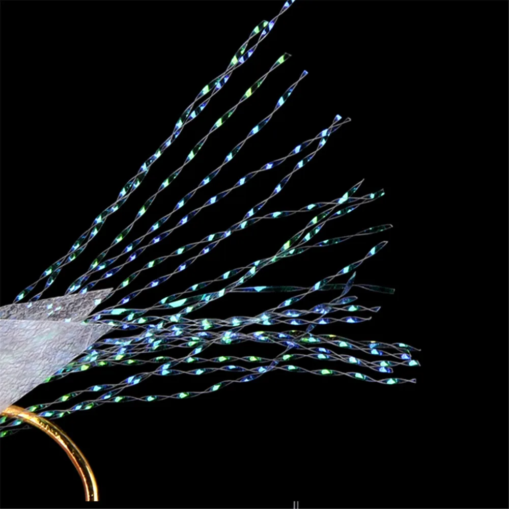 1PCS String Hook For Swivel Rigs Bait Jigs Fish Head Fishing Luminous Single Combination Fishhooks With 6 Small Hook