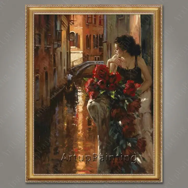 

Spanish Flamenco Dancer painting latina woman Oil painting on canvas hight Quality Hand-painted Painting latina 33