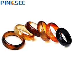 Mix Lots Natural Stone Rings Women's Band Ring Fashion Jewelry Bague 5pcs Mix Colors Wholesale Cheap