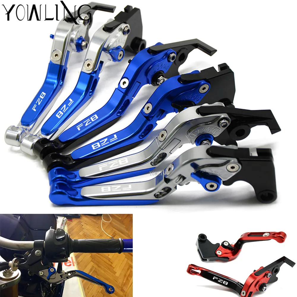 

Motorcycle Accessories Folding Extendable Brake Clutch Levers FZ8 For YAMAHA FZ8 FZ 8 2011-2015 2012 2013 2014