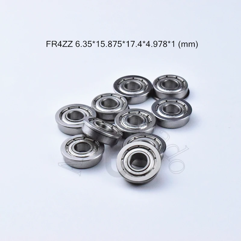 

FR4zz 6.35*15.875*17.4*4.978*1(mm) 10pieces Flange bearing metal sealed free shipping ABEC-5 chrome steel miniature bearings