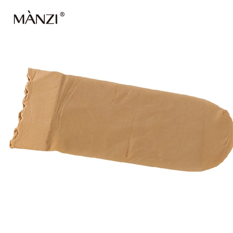MANZI-20D Covered Yarn Short Socks for Women, Soft and Breathable, Lotus Toe, Fashion, Summer, 6Pairs per Lot