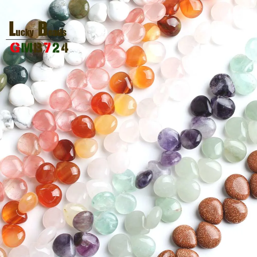 Natural Water drop Beads Loose Beads For Jewelry Making 7.5inches Faceted Agates/Turquois/jader Diy Jewelry  10x12mm