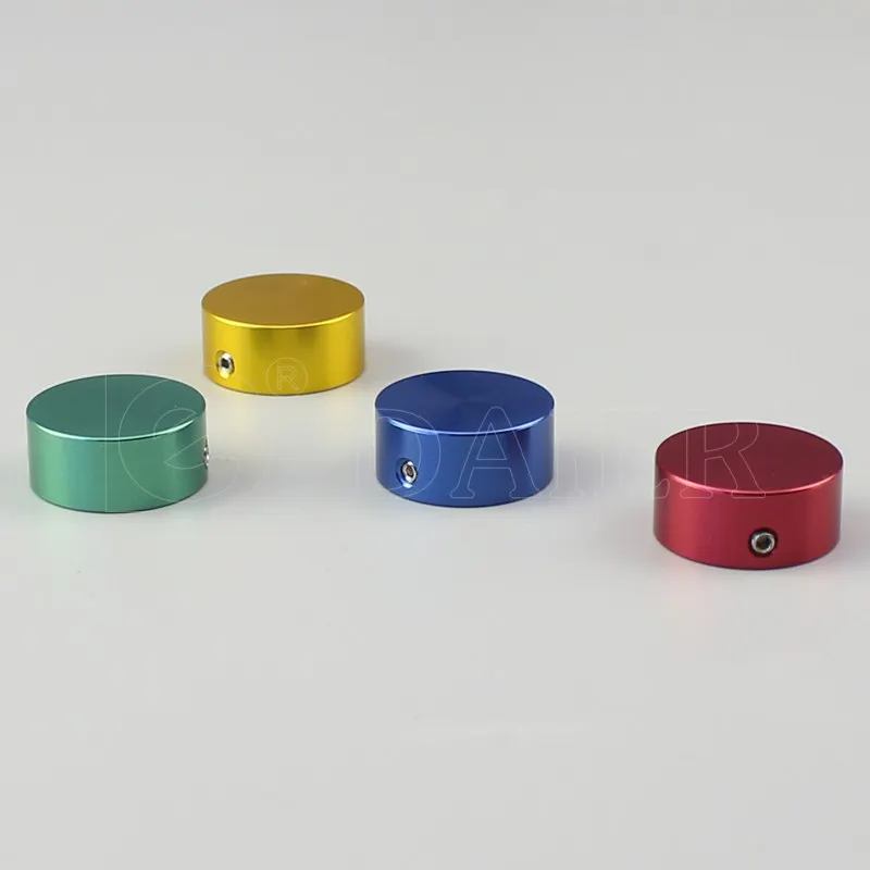 5PCS 23X10MM Size Foot Switch Aluminum Cover Cap Red Yellow Blue Green Color Use For PBS-24 Series Push Button Switches Colorful