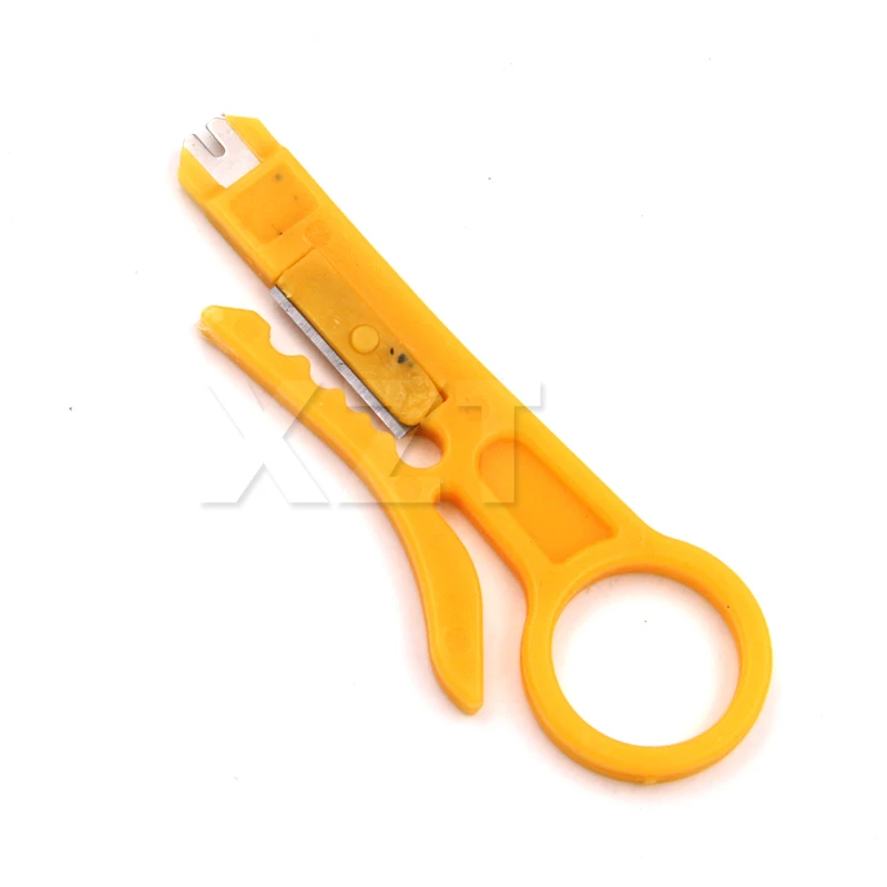 

1pcs mini Rotary Network Plier UTP STP Cable Cutter Punch Down Telephone Wire Stripper Tool Multifunction new