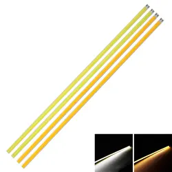 10PCS 400x6mm COB Lamp LED Strip Light 40CM Bar Light 12V 15W Ultra Bright Lighting Source for 12V Lamps House Light Work Bulbs