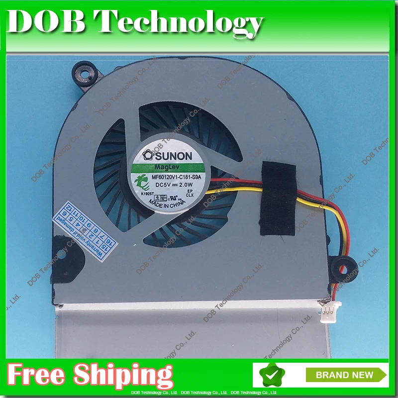 original cpu cooling fan for Asus A45vd K45 A85 A85C A85V PRO45V  MF75090V1-C160-G99 KSB06105HA BK14 laptop fan cooler