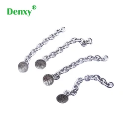 Denxy dental Orthodontic Lingual Button with Chain Dental Lingual Traction Chain Dental Supplies Dentist Use Orthodontic Bracket