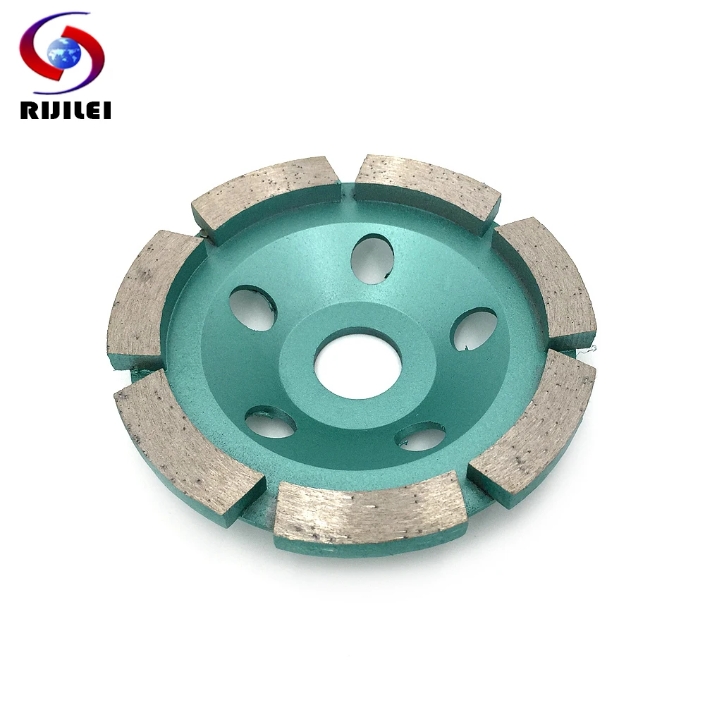 

RIJILEI High Quality 4Inch Diamond Grinding Wheel Disc Bowl Shape Grinding Cup For Concrete Floor Marble Polishing Pad HC05