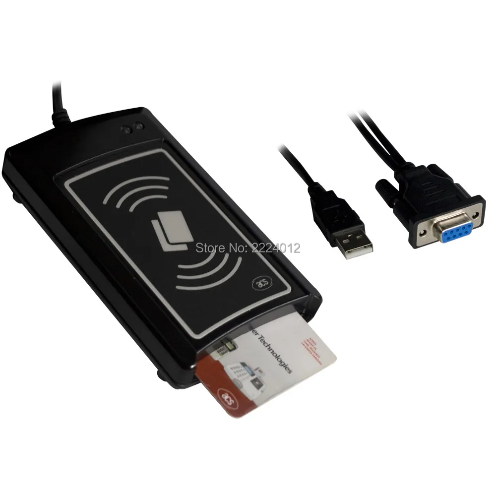 ACR1281S-C1 RS232+USB Dual Interface RFID Reader & Writer For S50 M1 SLE4428 SLE5528 Card Reader Writer