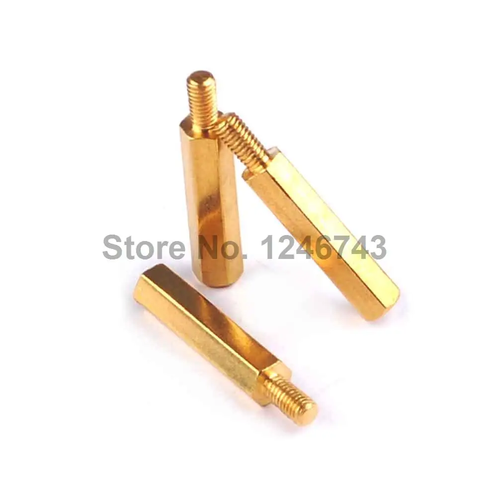 10PCS/LOT 20+6 Copper Pillars Height M3 (Thread 6 mm)