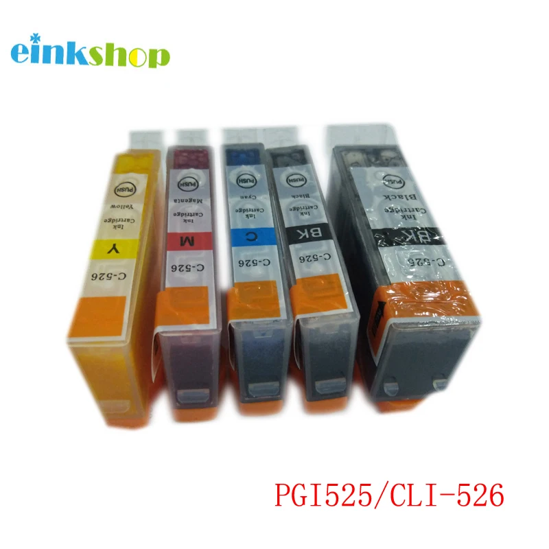 einkshop PGI-525 CLI-526 Ink Cartridge For Canon PGI 525 PGI525 PIXMA IP4850 IP4950 IX6550 MG5150 MG5250 MG6250 MG8250 MX715