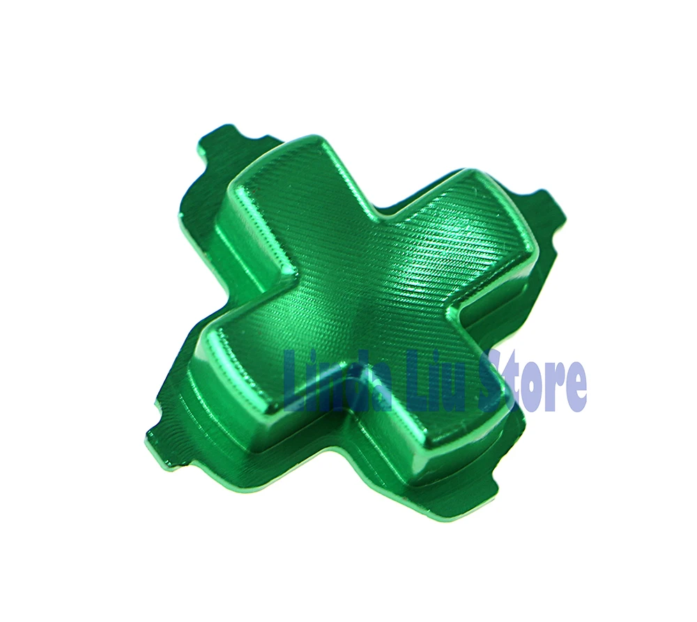 50 قطعة من أزرار الألومنيوم المعدنية المتقاطعة Dpad D-pad لوحدة تحكم ألعاب Xbox one