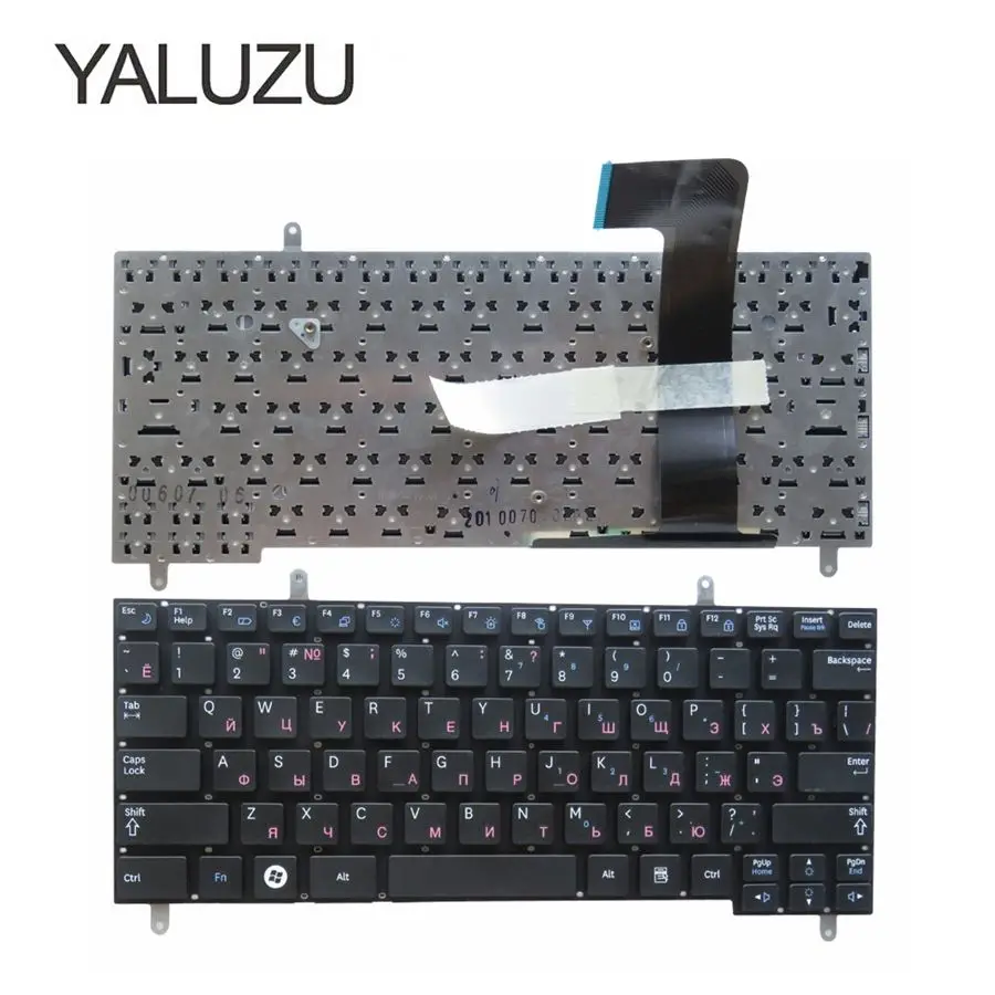 

YALUZU Russian Keyboard for Samsung N210 N220P N210 N220 N315 N260 RU Black laptop keyboard BA59-02704D