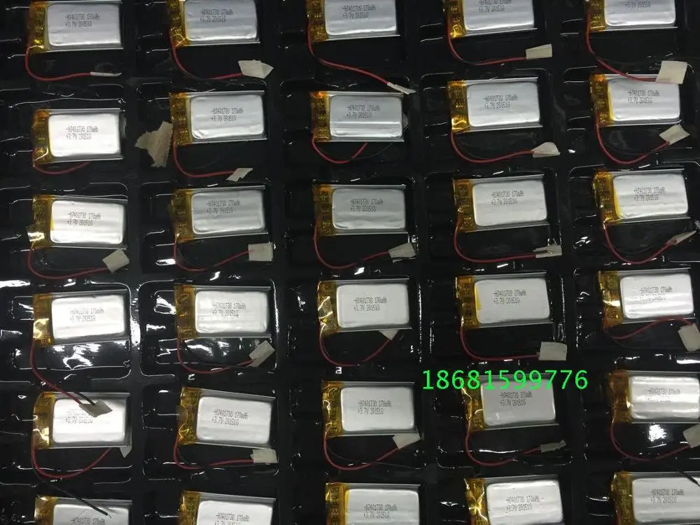 3.7V 充電式リチウムイオンポリマーリチウム電池 041730 401730 170 用 MP3 Bluetooth ヘッドセット MP4 MP5 GPS PSP おもちゃ DVR 話す