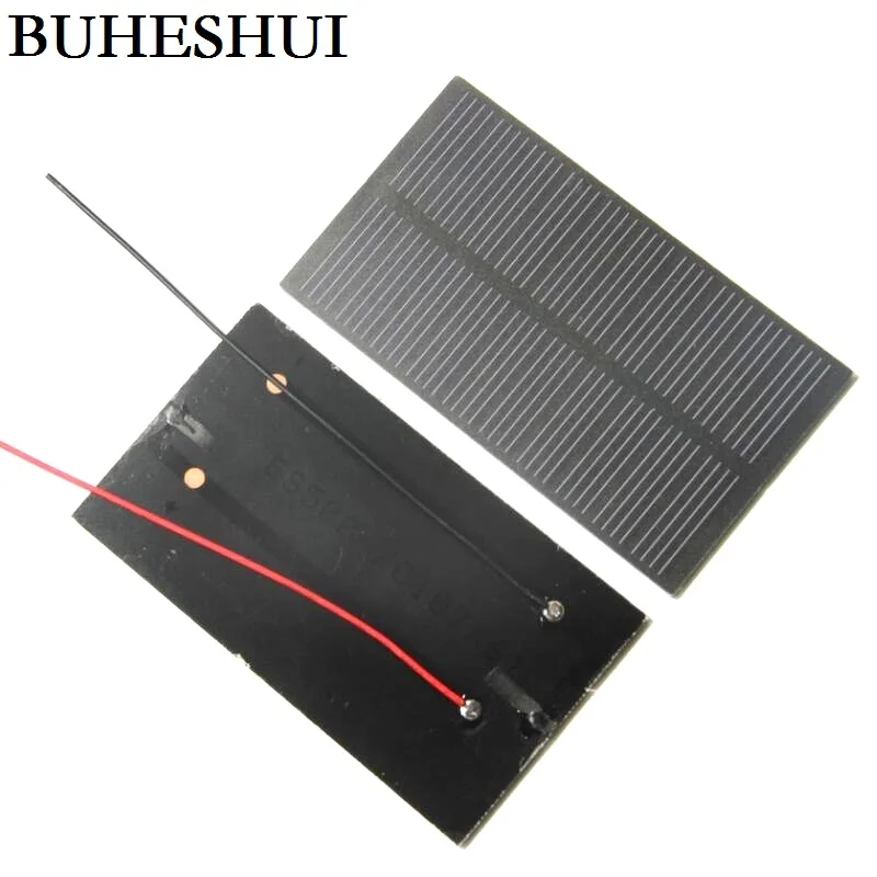 

Wholesale 1W 5V Mini Solar Panel Solar Cell Module Battery Charger For 3.7V Monocrystalline 107*61*2MM 30pcs/lot Free Shipping