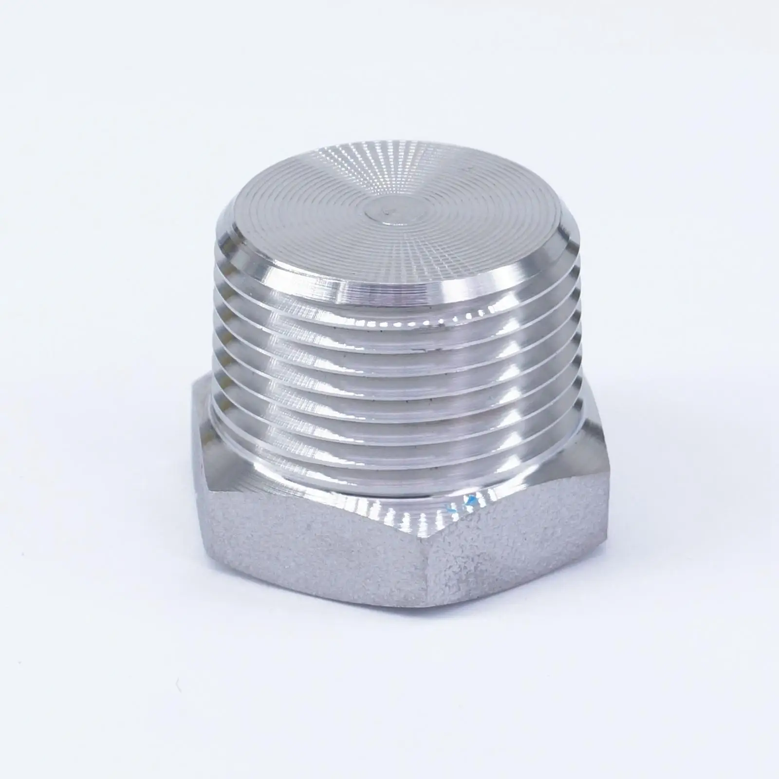 

1" NPT Male 304 Stainless Steel Hex Head Solid Plug Forged Pipe Fitting Water Gas Oil 3000 PSI