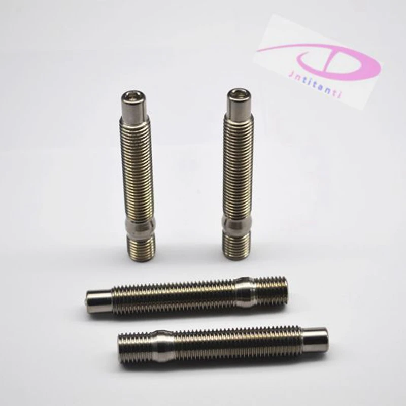 Jntitanti  M12*1.5*55-100mm (20 pieces stud) Gr5 titanium wheel stud conversion kit for Germany car