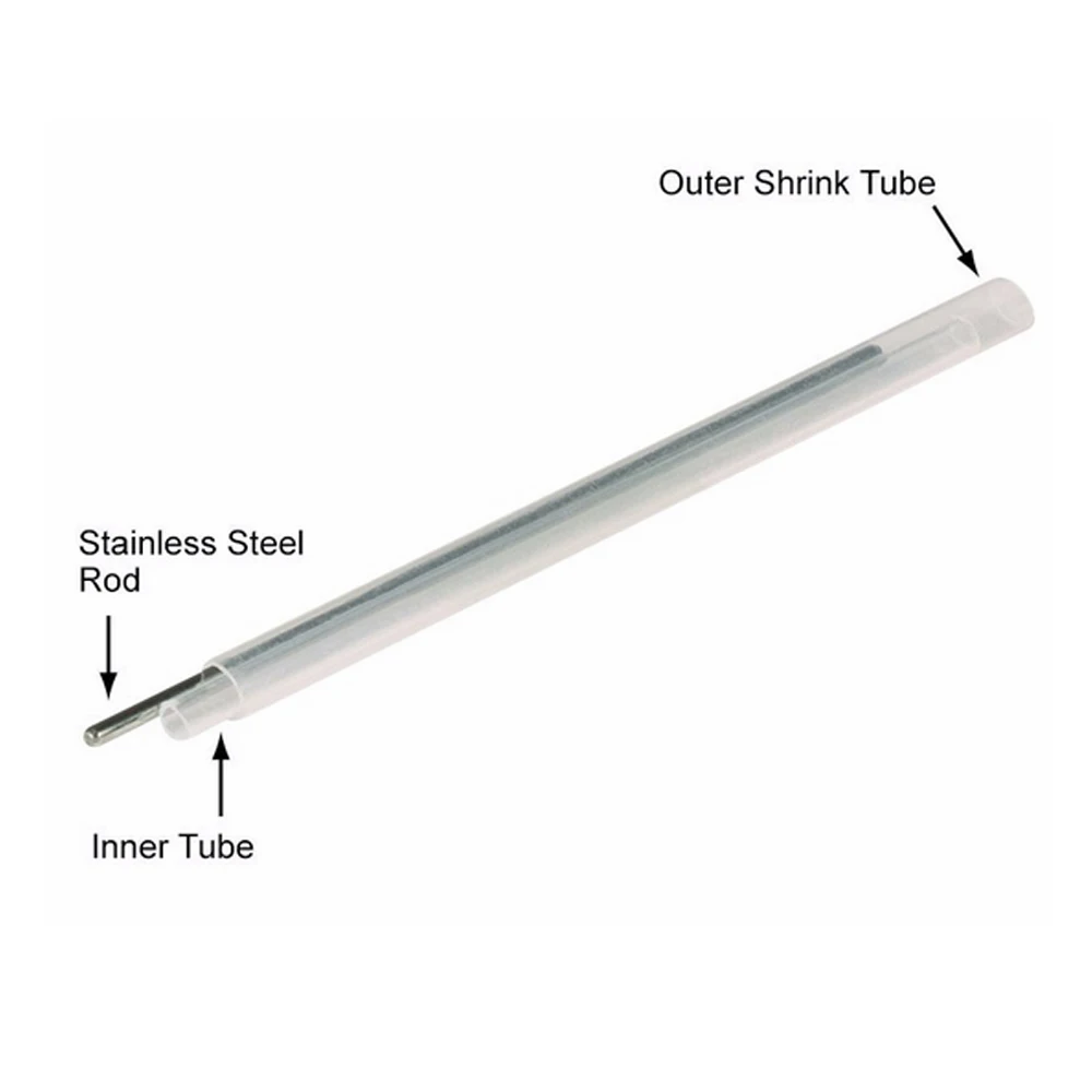 2500pcs OD 2.4mm 45mm Bare Fiber Optic Fusion Protection Splice Sleeves ,Heat Shrink Tube Fiber Optic Hot Melt Tube