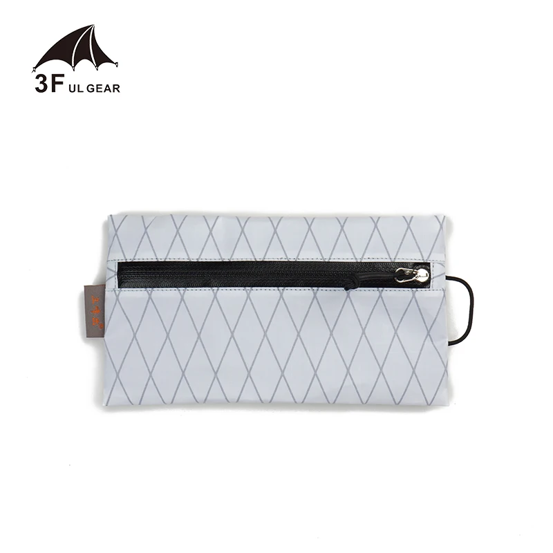 3F UL Gear Sparrow Small Storage Bag X-PAC Fabric Portable Waterproof Bag Ultralight Double Side Zipper Camping Hiking