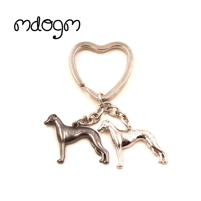 4 Colors Whippet Cute Dog Animal Purse Handbag Charm Handmade Pendant Keychain For Bag Car Women Men Key Ring Love Funny K065